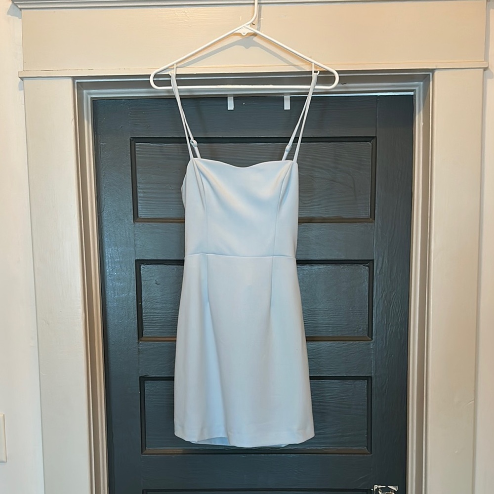 French Connection Blue Spaghetti Strap Mini Dress